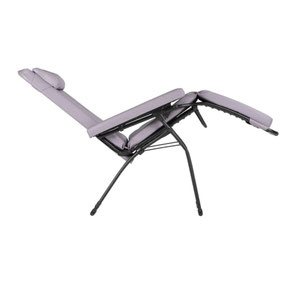 Chaise longue ECLIPSE Lafuma noire offrant un confort optimal pour les pauses, la récupération et le bien-être des collaborateurs en entreprise.