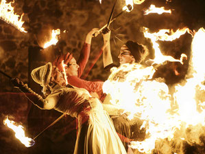 spectacle de feu