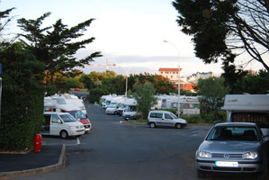 le parking de Biarritz