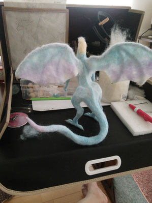 羊毛フェルト ドラゴン オーダー