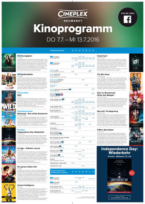 Kinoprogramm Neumarkt Cineplex