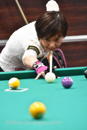 Miho Nakajima won 2017 JPBA Women's Pro Tour stop#1, Tokyo 