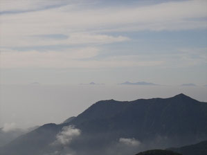 富士山と南アルプス