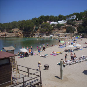 Der Strand Cala Gracio