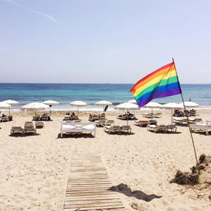 Der Strand am Chiringay in Ibiza