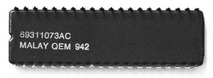 Intel D80287-10 Back View
