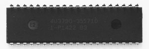 Atmel ATmega8515-16PU Back View