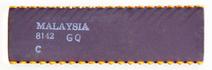 Intel C8751-8 Back View