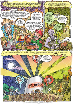 tavola colorazione al computer di  "ALKOLIK MASSAKER" 2014  Krakatoa ink. © edizioni - Lucca Comix and Game 2014