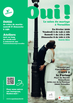 Oui ! Le salon du mariage à Versailles - 6, 7 et 8 Février 2026