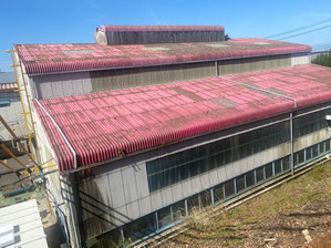 小倉南区工場屋根塗装工事