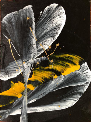 Gläserne Blüte, 20 x 30 cm