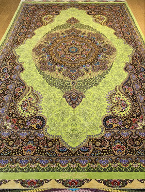 QUM SILKザロニム150x100 - ペルシャ絨毯 キリム ペルシャン QUM SILKザロニム150x100 - ペルシャ絨毯 キリム ペルシャン