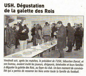 Article du Télégramme Janvier 2011