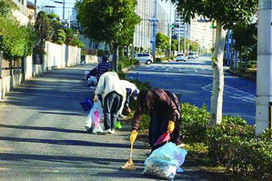 1回/年の住民総出の道路等の清掃