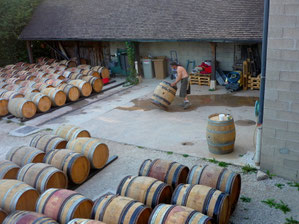 Lavage des fûts.