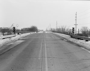 North portal of overpass and 86th Street. View to south. 