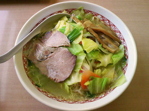 塩野菜ラーメン　￥750