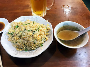 多くの人が注文していたチャーハン 600円