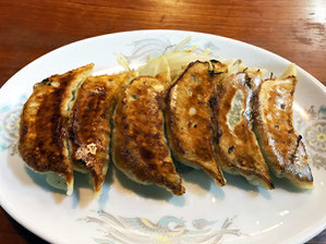 餃子は、焼き加減も申し分なく、おいしかった