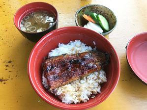 やや小さめながら、おいしかったうな丼