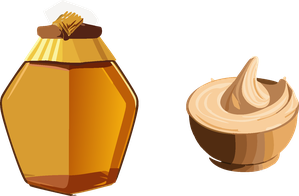 Dessin graphique d'une crème au Miel de Manuka de Nouvelle-Zélande NPA 10+