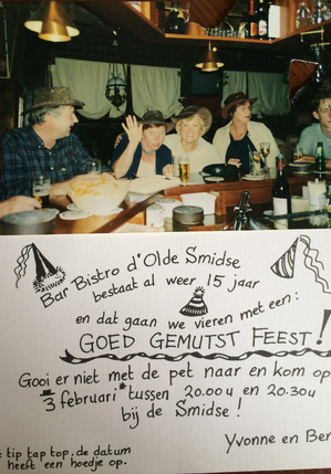 Iedereen was goed gemutst dit themafeest