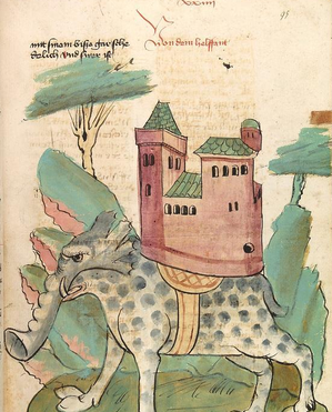 Konrad von Megenberg Das Buch der Natur — Hagenau - Werkstatt Diebold Lauber, um 1442-1448? //// https://doi.org/10.11588/diglit.2205#0207