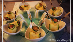 Lasagnes de courgettes version tapas