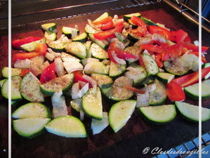 cuisson des légumes au four 