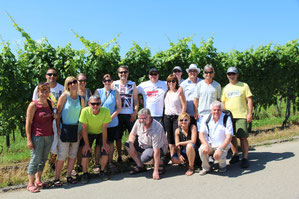 Der Ausflug ging in die Weinberge von Nonnenhorn. © Huber