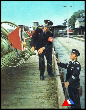 Inspektor Reichsbahn und Transportpolizei  (TRAPO) Bilderprospekt collectie auteur.