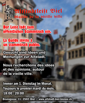 Bieler Altstadtleist-Stammtisch