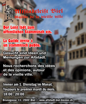 Bieler Altstadtleist-Stammtisch