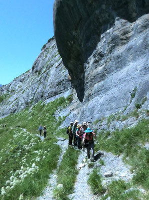 Falaises sous la Petite Arcizette
