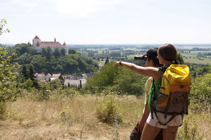 Auf der Lerchenhaube vor Schloss Wörth, Foto Landkreis Regensburg
