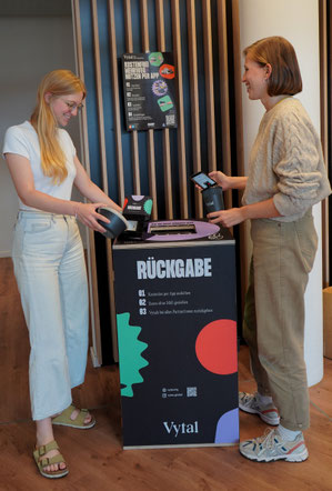 Vytal Rückgabebox mit Scanner, Quelle: Vytal