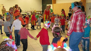Cette rencontre des centres de loisirs a réuni 270 enfants du Pays de Landivisiau.  