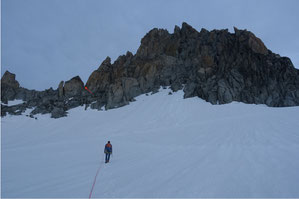 Aiguille Purtscheller, Südgrat, arete Sud, south ridge, Trient, Cabane du Trient, Trienthütte, Ornyhütte, Cabane d'Orny