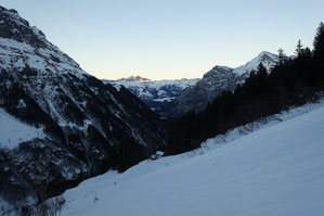 Skitour, Chli Spannort, Krönten, Kröntenhütte, Winter