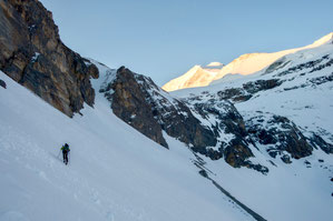 doldenhorn, Skitour, Skihochtour, Kandersteg, Tagestour, Gipfelgrat