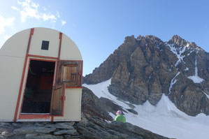 Bivacco Parravicini, Piz Roseg Sellagrat, Fuorcla da la Sella, Sellagletscher, Vadret da la Sella, Vadret di Scersen Superiore