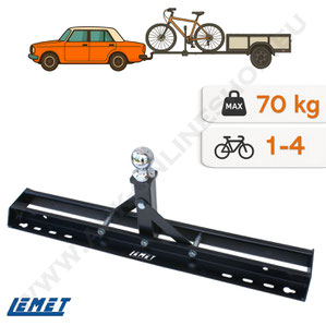 Fahrradträgeradapter für Deichsel Wohnwagen