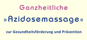 Ganzheitliche Azidosemassage (Tiefen-Gewebsmassage), www.basenfasten-hamburg.net
