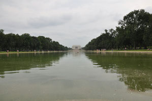 Foto del giorno: vista del Lincoln Memorial