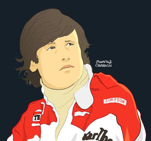 Patrick Tambay by Muneta & Cerracín