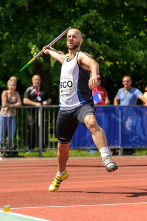 James in action at Loughborough in 2014. Photo by Bobby Gavin.