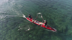 ROW on AIR beim Rudern testen
