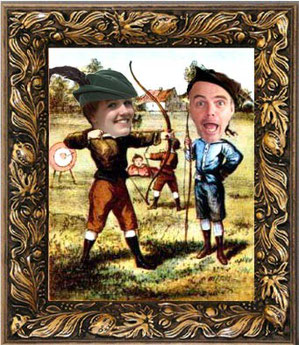 William Tell image with Steve's head swopped for William Tell