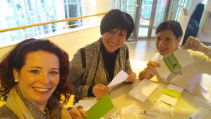 Liane, Swetlana und Sabine in Aktion!